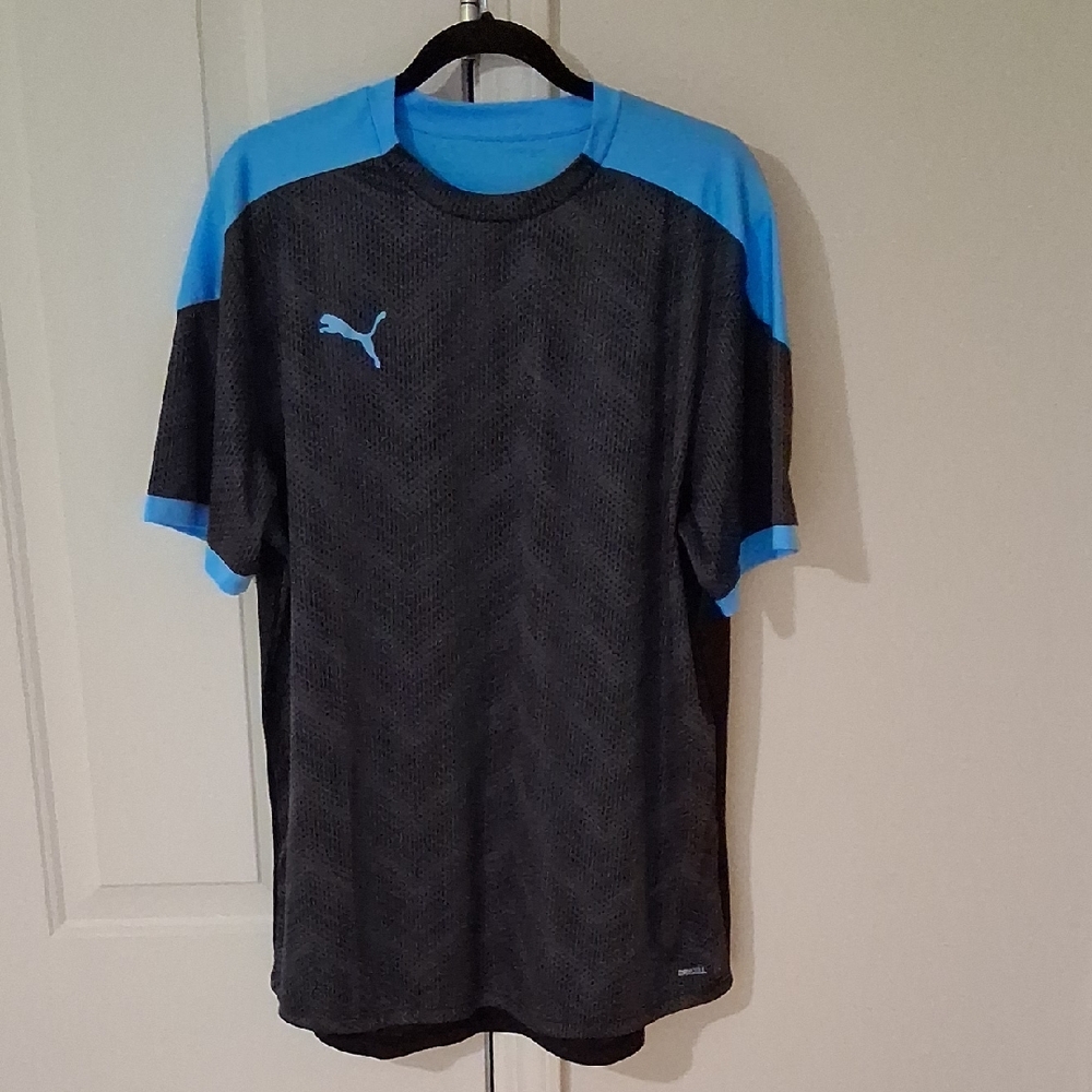 Puma Black and Blue Athletic Jerseys